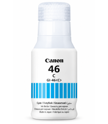 Cerneală Canon GI-46C Cyan, 135 ml, pentru MAXIFY GX3040 / GX4040 / GX5040 / GX6040 / GX7040