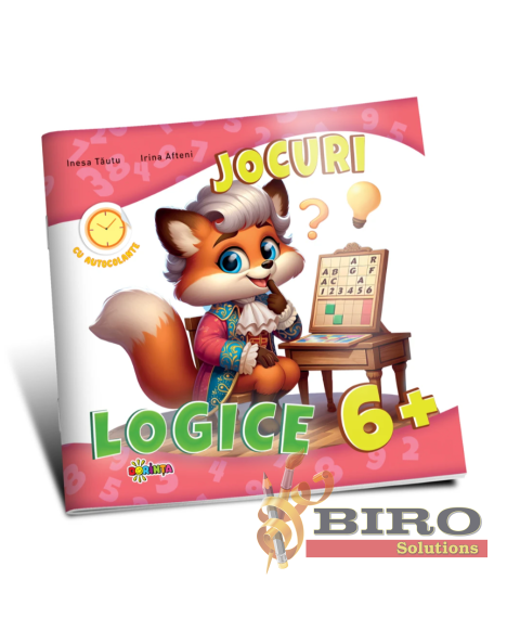 Jocuri logice 6+ (cu autocolante)