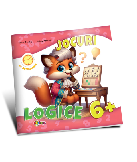 Jocuri logice 6+ (cu autocolante)