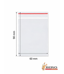 Pungulițe cu zip lock, 60 × 90 mm, 100 buc.