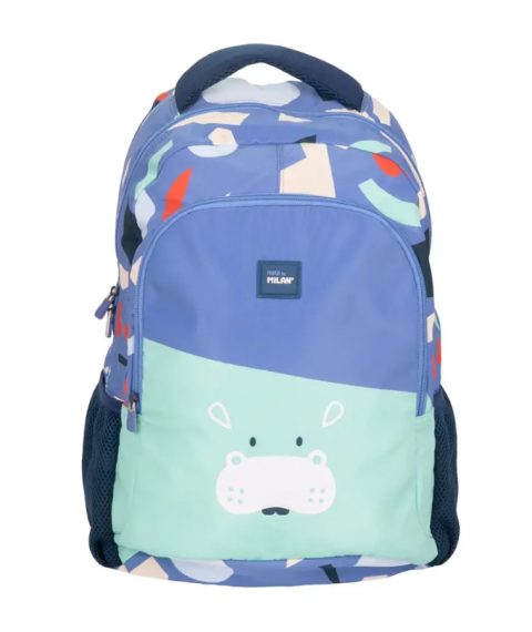 Ghiozdan anatomic MILAN Fun Animals, 45 × 30 × 12 cm, 624601FAB