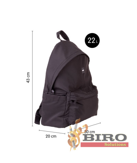 Ghiozdan anatomic MILAN Shadow, negru, 624605DW