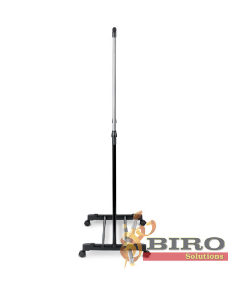 Suport umerașe haine Massido MS-860 – 157×77 cm, negru-argintiu 