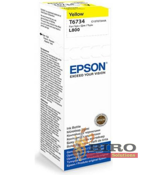 Cerneală Epson T67344A Yellow pentru L800/805/810/850/1800, T6734, 70 ml