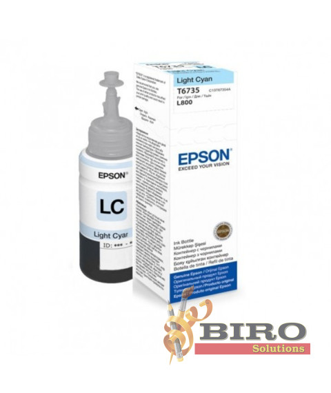 Cerneală Epson T67354A Light Cyan pentru L800/805/810/850/1800, T6735, 70 ml