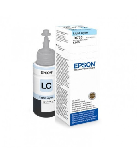 Cerneală Epson T67354A Light Cyan pentru L800/805/810/850/1800, T6735, 70 ml