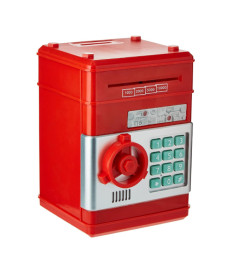 Pușculiță cu cod Seif roșie, 881506, cod 472043