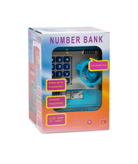 Pusculiță cu cod Seif albastru, 881506, cod 582235