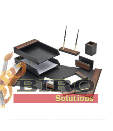 Set de birou 8 piese din lemn FOROFIS