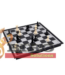 Joc de masă magnetic 3 în 1 (Șah / Dame / Table), cod 114665