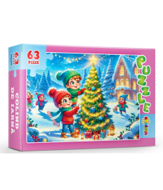 Puzzle 63 piese „Colind de Iarnă”