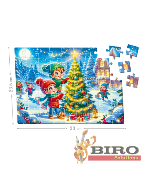 Puzzle 63 piese „Colind de Iarnă”
