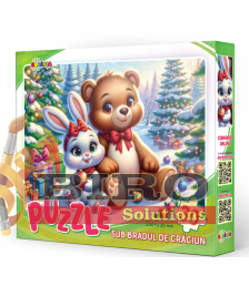 Puzzle 30 piese „Sub Bradul de Crăciun”