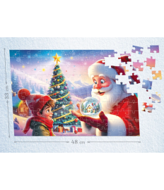 Puzzle 120 piese „Darul lui Moș Crăciun” Puzzle 120 piese „Darul lui Moș Crăciun”