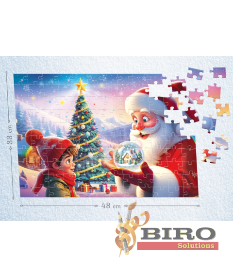 Puzzle 120 piese „Darul lui Moș Crăciun”