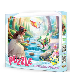Puzzle 240 piese „Oache și Zâna Pădurilor”