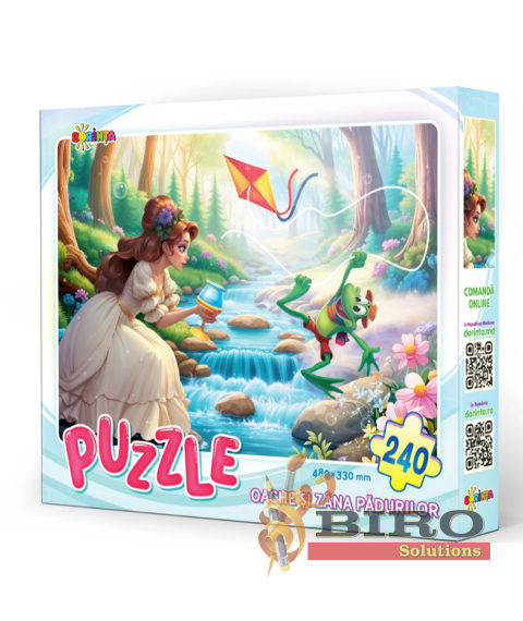 Puzzle 240 piese „Oache și Zâna Pădurilor”