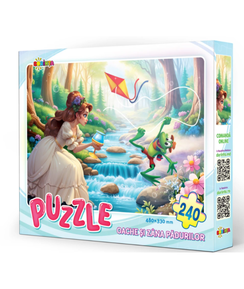 Puzzle 240 piese „Oache și Zâna Pădurilor”