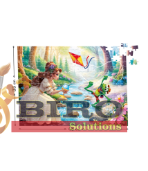 Puzzle 240 piese „Oache și Zâna Pădurilor”