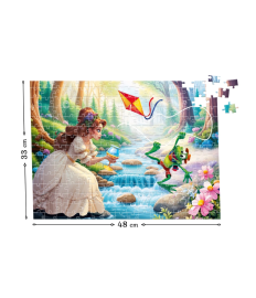Puzzle 240 piese „Oache și Zâna Pădurilor”