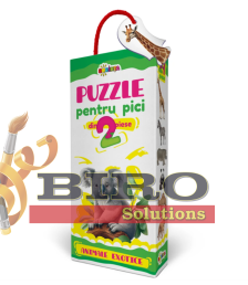Puzzle 2 piese „Animale Exotice”