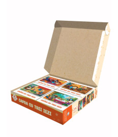Puzzle 4 în 1 „Capra cu trei iezi”