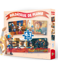 Puzzle 4 în 1 „Soldățelul de plumb”