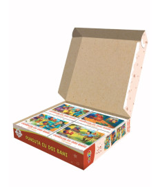Puzzle 4 în 1 „Punguța cu doi bani”