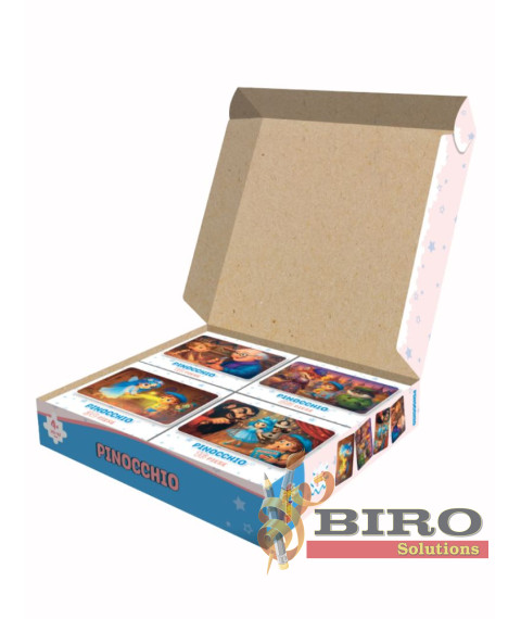 Puzzle 4 în 1 „Pinocchio”