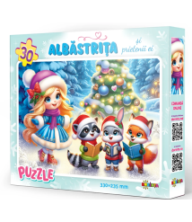 Puzzle 30 piese „Albăstrița și Prietenii Ei”
