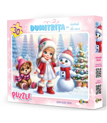 Puzzle 30 piese „Dumitrița cu Inima de Aur