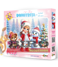Puzzle 30 piese „Dumitrița cu Inima de Aur