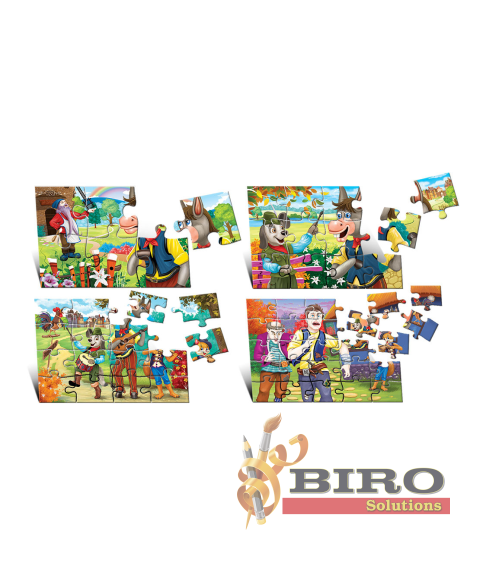 Puzzle Muzicanții din Bremen