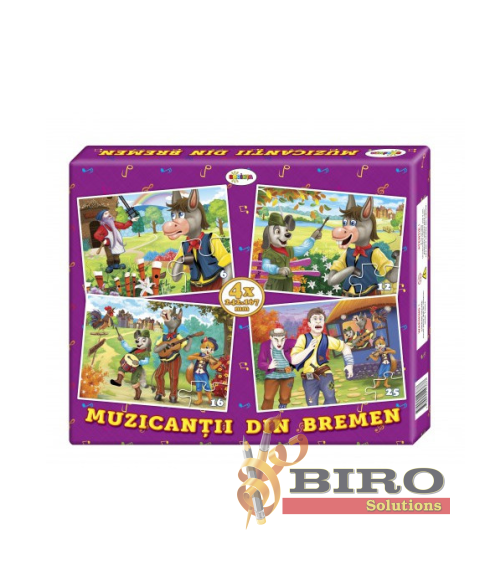 Puzzle Muzicanții din Bremen