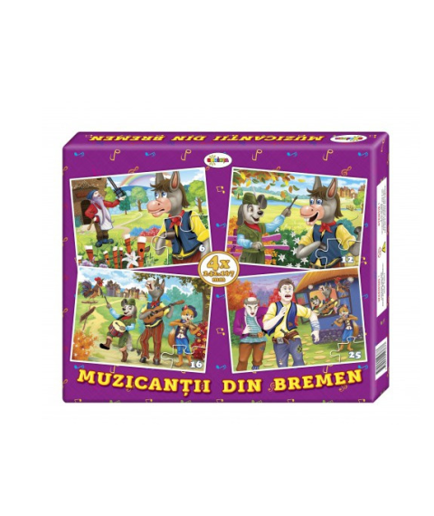 Puzzle Muzicanții din Bremen