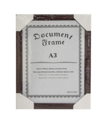 Ramă foto A3, plastic, finisaj lemn, art. 078