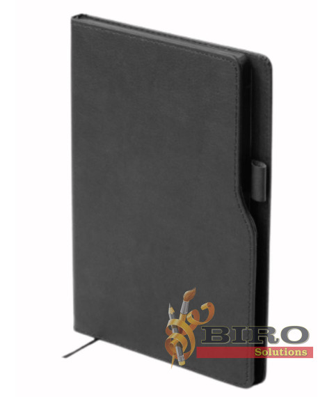 Agendă nedatată STYLO, 13 × 21 cm, 96 foi, negru