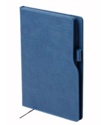 Agendă nedatată STYLO, 13 × 21 cm, 96 foi, albastru