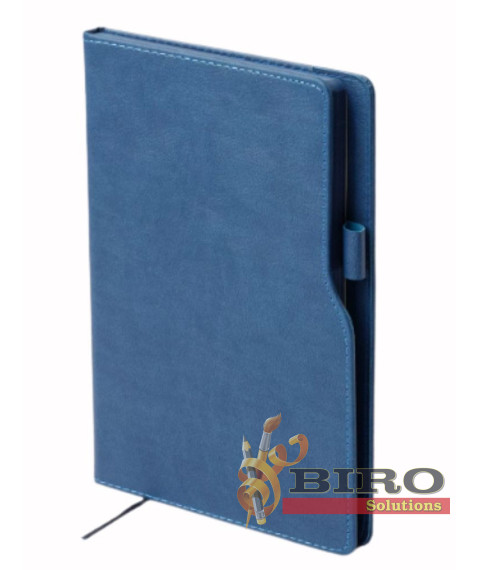 Agendă nedatată STYLO, 13 × 21 cm, 96 foi, albastru