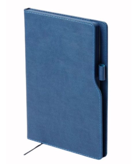 Agendă nedatată STYLO, 13 × 21 cm, 96 foi, albastru