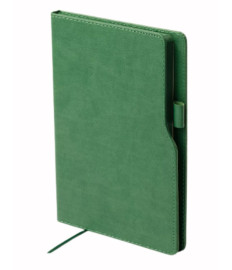 Agendă nedatată STYLO, 13 × 21 cm, 96 foi, verde
