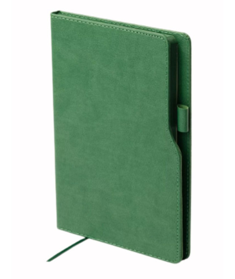 Agendă nedatată STYLO, 13 × 21 cm, 96 foi, verde