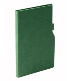 Agendă nedatată STYLO, 13 × 21 cm, 96 foi, verde
