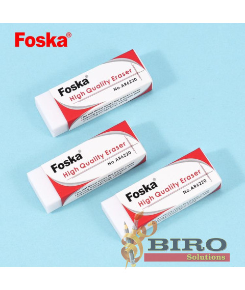 Radieră albă moale din PVC, Foska AR6020