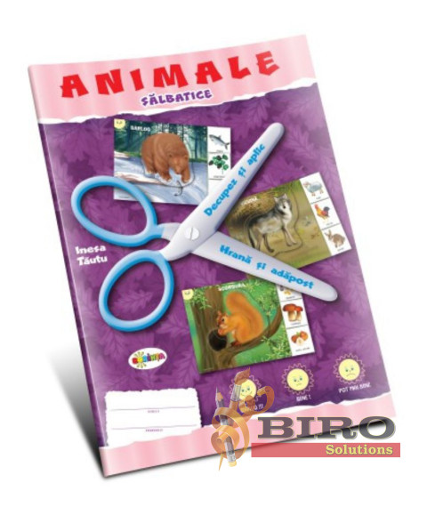 Animale Sălbatice (cu foi detașabile)