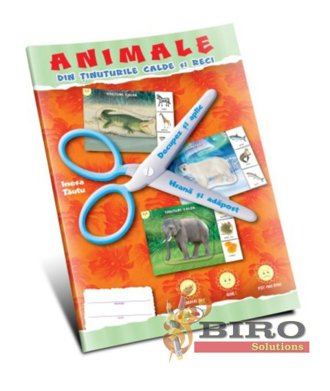 Animale din Ținuturile Calde și Reci (cu foi detașabile)