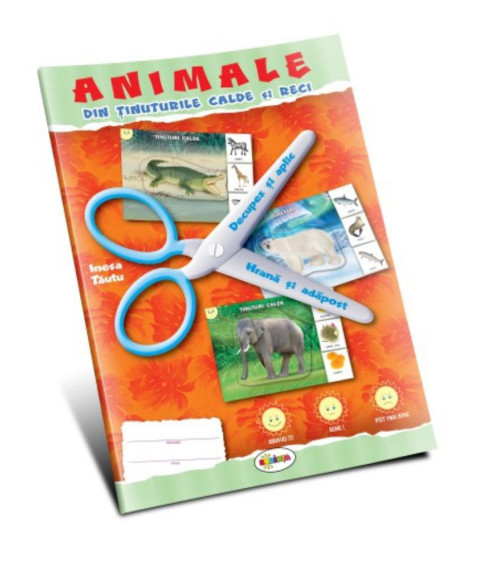 Animale din Ținuturile Calde și Reci (cu foi detașabile)