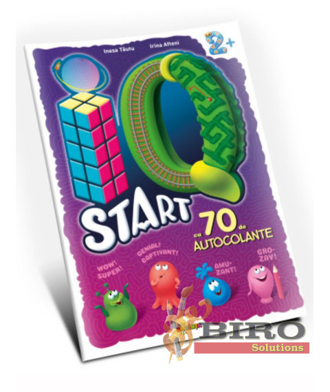 Marea Carte. IQ Start 2+ (70 Autocolante)