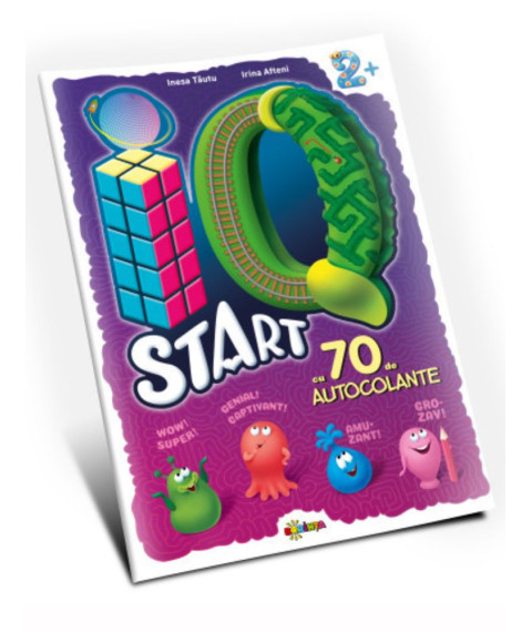 Marea Carte. IQ Start 2+ (70 Autocolante)