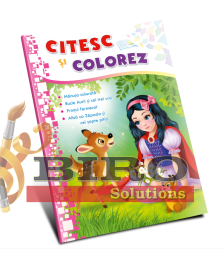 Citesc și colorez (pe silabe). Albă ca Zăpada